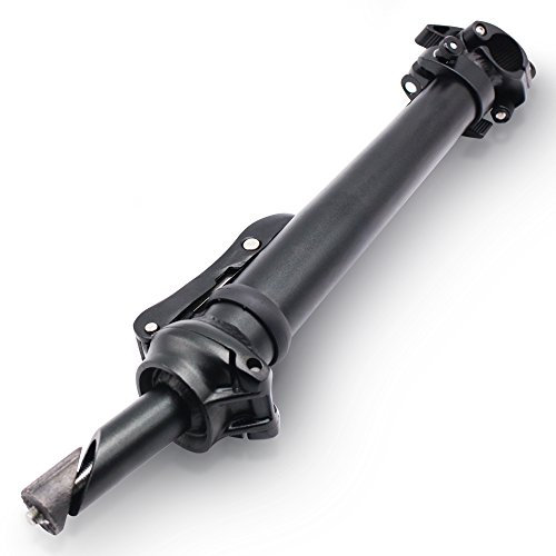 SENQI Aluminum Alloy 25.4mm×25.4mm Folding Stem with Teeth Adjustable Folding Riser Stem Set Bicycle Accessories BSZ003(Black)