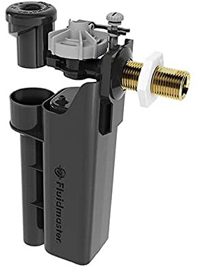 Fluidmaster 6720-S-001-P10 Side Entry 1/2 Brass Shank Airgap Fill Valve, Black