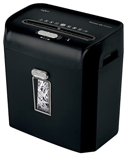 Rexel RPS812 Strip Cut Paper Shredder, Shreds 8 Sheets, P2 Security, Home/Home Office, 12L bin, Ultra Quiet, ProMax QS Range, 2104580