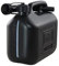 ProCar Benzinkanister 5 Liter Schwarz - UN- Zulassung Kunststoff Kraftstoffkanister mit Füllstandsanzeige - Made in Europe (Schwarz, 5 Liter)