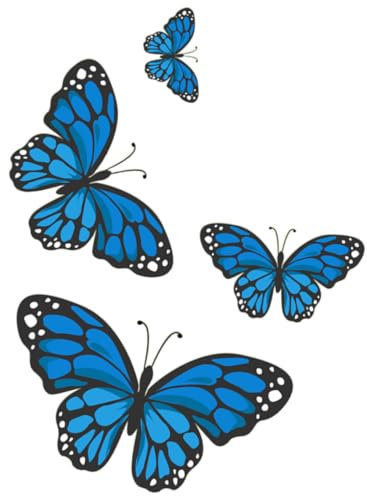 UPKOCH Dark Wall Stickers for Living Bedroom Wall Decor Self-Adhesive Butterfly Decals Nursery Stickers Removable Decals