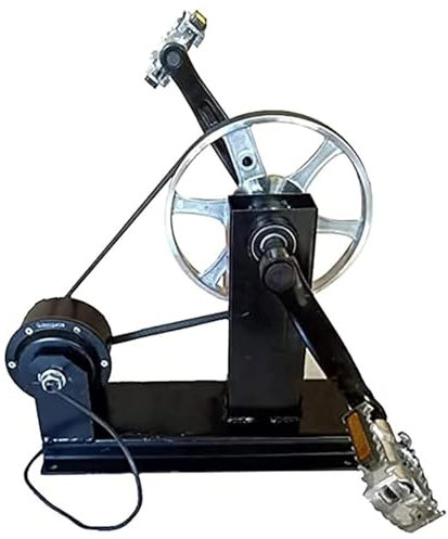 Générateur de Pédale Portable Générateur à Pédale Multifonctionnel Pédale Contrôlé par Pied Générateur, Alimentation D'urgence, Fournit DC 12V Interface, Chargeur de Voiture