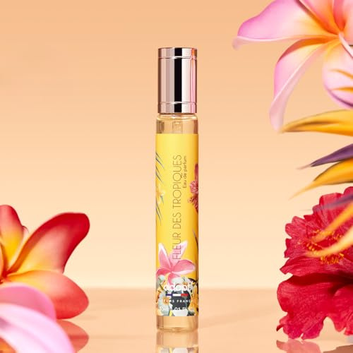 adopt FLEUR DE TROPIQUES Eau de Parfum 30 ml | Exotischer Damenduft Made in France, Sinnlicher und Warmer Tropenduft mit Kokosnuss, Tiaré-Blüte, Orangenblüte und Vanille, Damenduft, adopt:Damenduft
