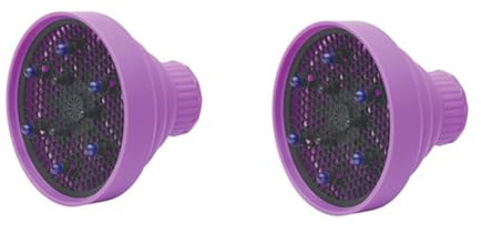 FRCOLOR 2St Haartrockner Diffusor fön diffusor föhn en für lockiges Haar Universeller Haartrockner- lockiges haar fön faltbarer - Violett
