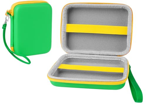 Aolso Borsa da trasporto UNO, Portatile Borsa per Carte UNO Flip, Custodia per Carte Impermeabile e Resistente All'umidità, Adatto per una Varietà di Carte, UNO, Carte da Gioco (Verde-Grande)
