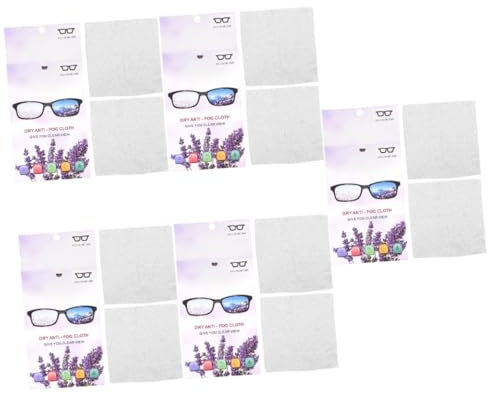 Beavorty 10 Stk Brillenputztücher bildschirm reinigung screen cleaner Bildschirmreiniger für Mobilgeräte Antibeschlagtücher für Brillen Antibeschlag-Brillenreiniger Linsentücher Weiß