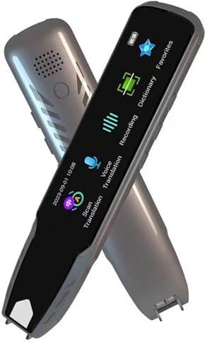 Verbesserter Scan Reader Stift, Tragbares 113 Sprachen Übersetzergerät, Scan Reader Stift für Sprachübersetzergerät, Sofortiger Sprachübersetzer für Studium, Reisen, Geschäft