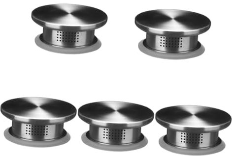 OKUMEYR 5stücke Edelstahl Deckel Für Wasserkrüge Praktischer Auswechselbarer Jug Deckel Mit Filterfunktion Für Täglichen Gebrauch Und Teegenuss