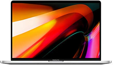 Apple MacBook Pro 2019 con Intel Core i7 & Touch Bar (16 Pulgadas,16GB de RAM,1TB SSD de Almacenamiento) (QWERTY Inglés) Plata (Reacondicionado)