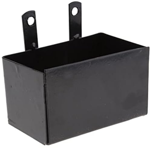 Motorrad-Batteriekasten, 4, 9 x 3 x 2, 8 Zoll, Metall-Ersatzaufbewahrung, kleiner Batteriekasten, vorgebohrter Schutzbatteriekasten für Dirtbike-Motorradbatterie, kleiner, Motorradte