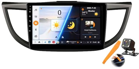 Y600s,YLOXFW Android 15.0 Coche Radio 2 DIN Estéreo para Hon-da CRV 2012-2016 GPS Sat Navi 10''Cartablet Multimedia Vídeo Reproductor BT FM Receptor con Carplay 4G 5G WiFi DSP SWC