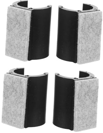 FIXOSHEE 4pezzi Cuscinetti Per Gambe Di Sedie in Feltro Forma Di u Protezioni Per Mobili Su Pavimenti in Duro Antiscivolo e Resistente All Usura Per Sedie e Mobili
