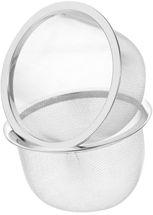 GARVALON Lot De 2 Infuseurs à Thé En Vrac Acier Inoxydable ø 8,5 Cm Maille Fine Filtres Polyvalents Pour Théière Bouilloire Usage Réutilisable