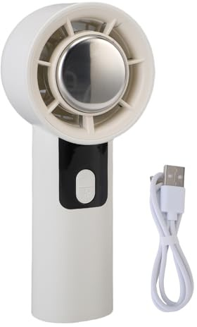 Segrehy Ventilador de Mano de Alta Velocidad Portátil Recargable USB C Carga Mini Escritorio Silencioso Compresa de Enfriamiento Semiconductor para Exteriores para Oficina Dormitorio