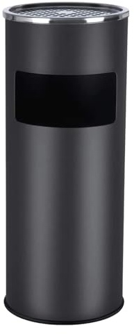 CVS2020.COM 30L Standing Ashtray Cigarette Bin – Outdoor Stainless Steel Smoking Waste Receptacle, Weather-Resistant Floor Standing Commercial Ash Tray for Entrances, Offices, Hotels & Public Areas