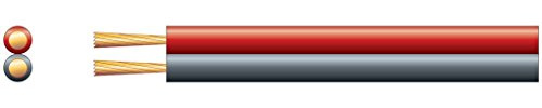 SkyTronic 2x2,5 mm2 Lautsprecherkabel 100 Meter auf einer Trommel - Rot/Schwarz