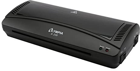 Olympia 4 in 1 Premium VORTEILS Laminiergerät Set A 230 Laminierset für A 4, schwarz mit 100St. zusätzlichen Laminierfolien