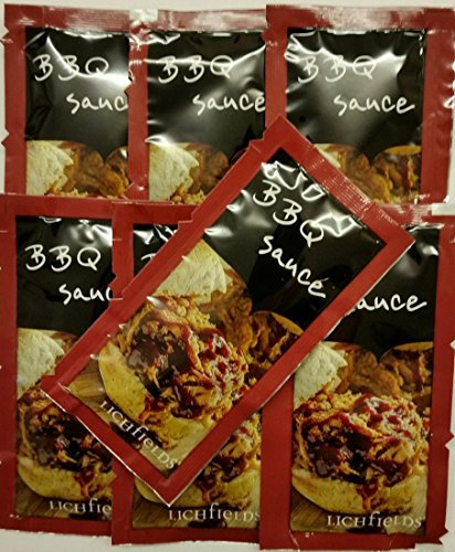 25 (1 x 25) Lichfields BBQ Sauce - Individual 10g Sachets