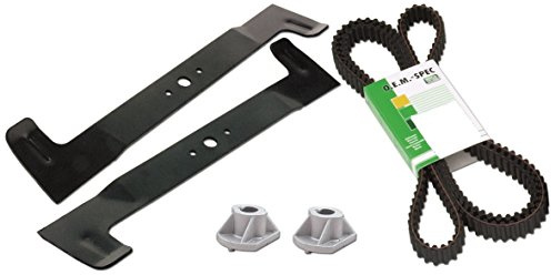 KIT RIPARAZIONE TRATTORINO CASTEL GARDEN  TwinCut 122  LAME-CINGHIA-MOZZI