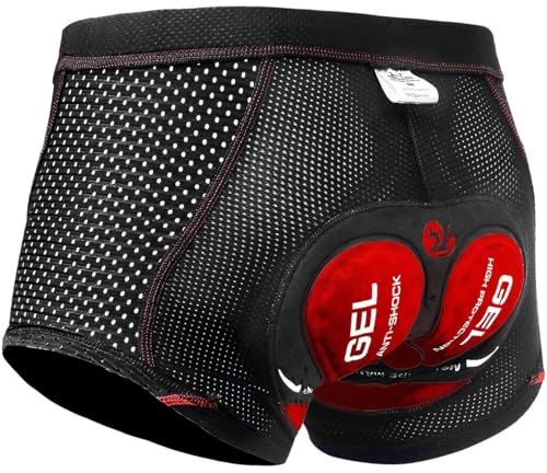 X-Tiger Cykelunderbyxor för män med 5D sittdyna cykel MTB underkläder Pro Bike Boxer storlek korta byxor