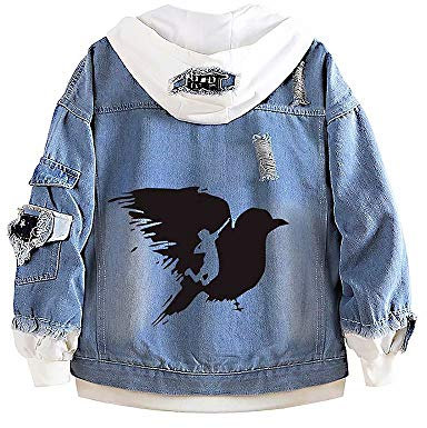 zhangruisfs Anime Haikyuu Cosplay Hoodie Pullover Sweatshirt Männer Frauen Unisex Karasuno High School Volleyball Cosplay Jacke Jean Hoodie Sweatshirt Haikyuu Jacke Trainingsanzüge