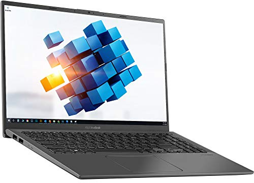 ASUS VivoBook 15.6 FHD Écran Tactile Ordinateur Portable - Intel Core i5-1035G1 1.0GHz - 8GB RAM 256GB PCIe SSD - Webcam - Windows 10 Home, Noir