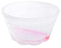 Dream' s Party 20 COPPA coppette LUMINOSE fluorescente colore Blu - bicchiere rotonda per GELATO - Ciotole - Contenitore in plastica per alimenti - per caramelle, marshmallow, dolci, confetti