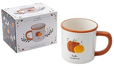 Snuggle Season Tasse en céramique avec inscription « Hello Pumpkin » - Coffret cadeau