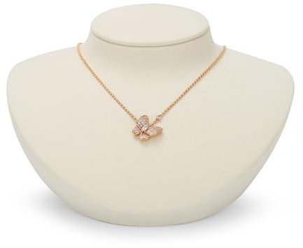 Oirlv Weiß Mikrofaser Kleinere Schmuckrequisiten Schmuckständer Büste Halskette（TT16406）