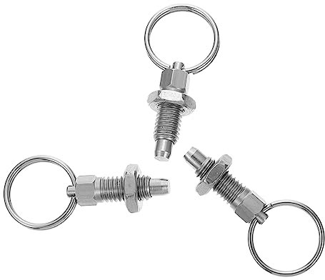 Homoyoyo 3stücke Teiliges Federdruckstifte Aus Edelstahl Mit Zugring Rostfreie Mechanische Schnellspannstifte Für Industrie Elektronik Auto Stabile Und Zuverlässige Befestigung