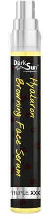 Dark Sun Hyaluron Browning Face Serum – Bräunungsbeschleuniger für die Sonnenbank – Feuchtigkeitsspendendes Serum mit Anti-Aging-Effekt – 10 ml Spraystick – Made in Germany