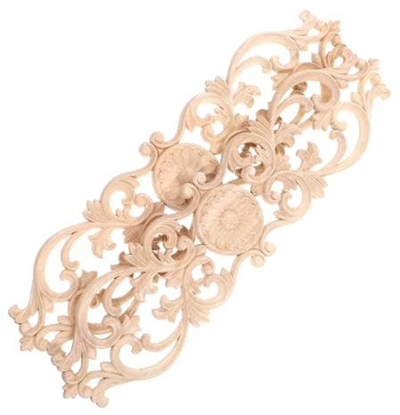 EXCEART Applique in Legno Intagliato Per Mobili Decorazioni Per Mobili Decorazioni Per Mobili Decorazioni Per La Casa E Larredamento