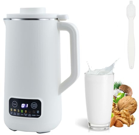 Yabound Nut Milk Maker Machine, 20 Oz Automatic Nut Milk Maker, Oat Milk Maker, Soy Milk Maker with Delay Start/Keep Warm/Self-Cleaning/Free Filtering (B)