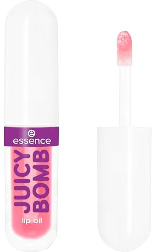 Essence Cosmetics JUICY BOMB PARTY Olio labbra, curativo, con oli, naturale, lucida (2.4ml)