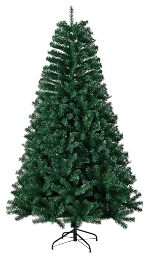 4ft Premium Christmas Tree 320 Branch Tips Green Xmas Trees Bushy Artificial Christmas Tree Pine Tree with Metal Stand Easy to Assemble Realistic Spruce Branches Christmas Tree for Indoor and Outdoor