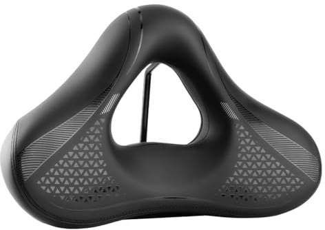 YAOPIU Coussin de Selle pour Vélo - Absorbant Les Chocs Toutes Saisons | Coussin De Selle De Vélo Évidé,pour Femmes Hommes Adultes Passionnés De Sport VTT Navette Randonnée Exercice Quotidien