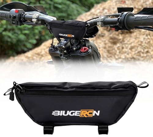 BIUGERCN Bolsa Manillar Moto Borsa Manubrio Moto Universale per Surron S/X/L1E per Talaria x3/MX4/MX5 Motocross Enduro E-Bike