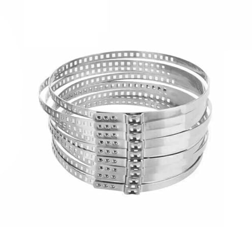 Ensemble inférieur Soufflet De Cardan Collier de serrage pour soufflet cardan voiture, réglable en acier inoxydable, 8 mm, pour arbre transmission, fixation d'essieu, pinces 50-120/25-50(L)