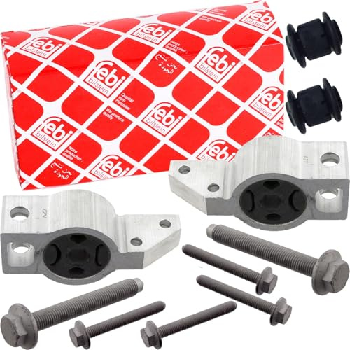2x Febi Querlenkerlager Lagerbuchsen vorne | 32542+32541+24930 für A3 8P 1T Golf 5 6