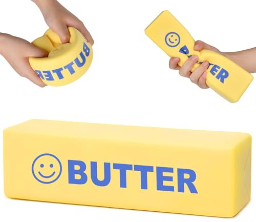 9,25 pollici Gigante Butter Squishy XXL, Squishy Stressball, Sensorik Fidget Toy, Anti-Stress Quetschball per bambini e adulti, ADHD Autismo, Idea Regalo (B)