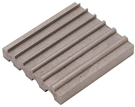 Eminchu Kantslipverktyg, Slitstark Stålkantslipare för Läderprojekt, 6 Mm Bred Spade, Kompakt Design (Grå rund slot)