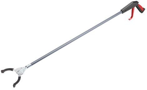 Flora Greifzange Greifboy 50 90cm mit Kunststoffgriff, Silber/Schwarz, 92.5 x 13.5 x 16 cm