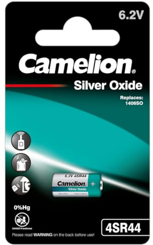 2 x Camelion 4SR44 Foto Batterien Silver Oxide