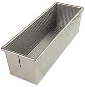 USA Pan Bakeware Pullman Loaf Pan, Large, Silver