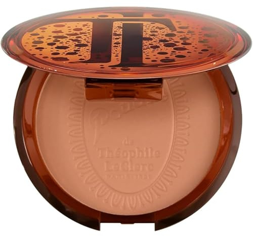 T.LeClerc Poudre Soleil Visage Bronzante et Sculptante - Grand Format - Fini Mat - Teinte Soleil Cuivré 17g - Vegan - Testée Sous Contrôle Dermatologique - Bronzeur - Made in France