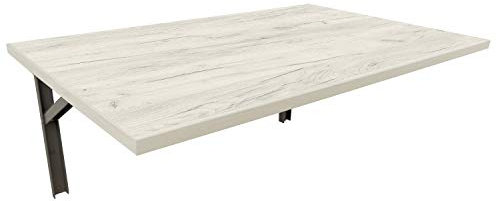 mikon 90x50 Wandtisch Wandklapptisch Küchentisch Schreibtisch Esstisch Klapptisch Esstisch Wandtisch Küchentisch Schreibtisch Kinderschreibtisch Bartisch Computertisch | Weiss Craft