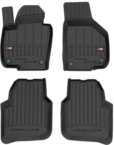 MOTOS Gummimatten Auto Fussmatte passend für Skoda Superb II 2008-2015 Verbessern Sie Ihren Reisekomfort mit Antirutschmatte Auto 3D- Allwetter fußmatten Auto, Schutz vor Verschmutzung