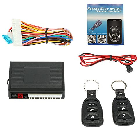 Shkalacar Zentralverriegelung Universal Autotürschloss Kofferraumentriegelung, Alarmanlage Auto, Autoschlüssel Hülle, Keyless Entry System Zentralverriegelung Kit Mit Fernbedienung