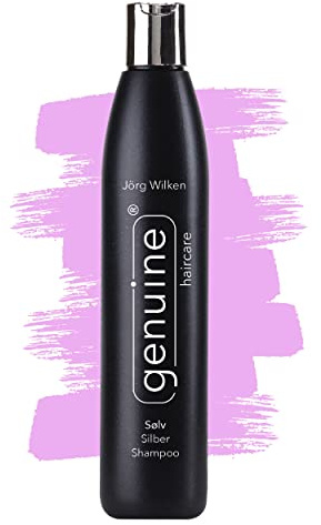 Solv - Champú de plata con queratina antiamarillamiento para cabellos rubios, con mechas, plateado/gris, brillo y color de pelo, 100 ml genuine haircare