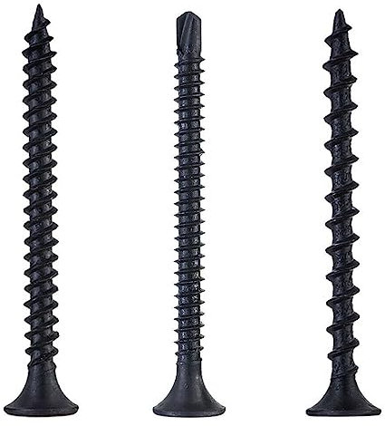 Schnellbauschrauben Schrauben für Rigips Trockenbau wahlweise mit Feingewinde Grobgewinde oder mit Bohrspitze Gipskarton Gipsplatten GK Trockenbau (4,2 x 75 mm | 250 Stück, Grobgewinde)